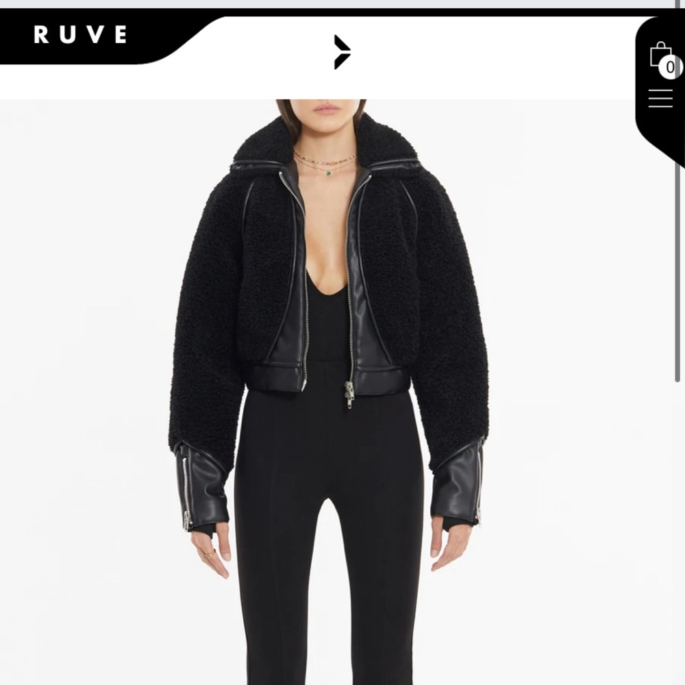 RUVE Javan - sold out jacket - shearling/leather